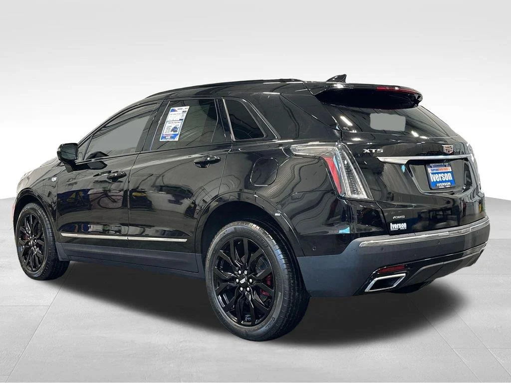 Used 2023 Stellar Black Metallic Cadillac AWD Sport image 5