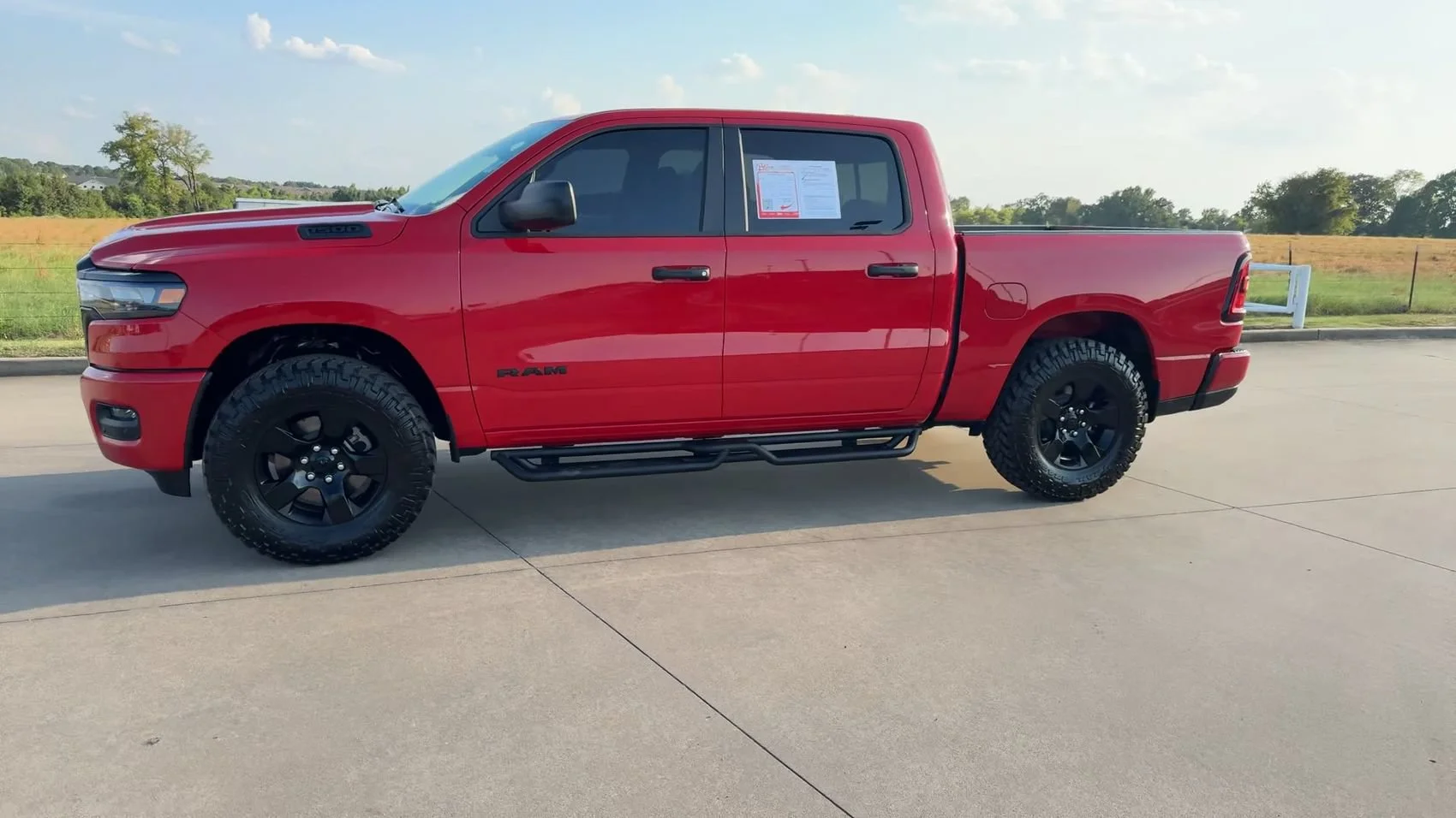 Used 2025 Flame Red Clearcoat Ram Tradesman image 4