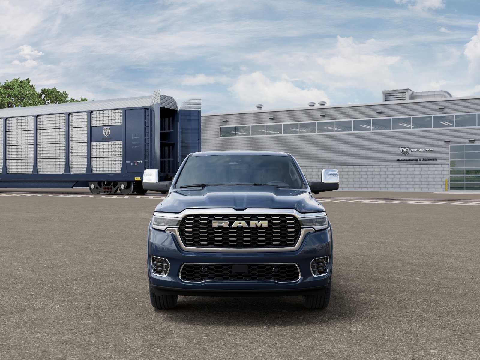 New 2026 Forged Blue Metallic Exterior Paint RAM Tungsten image 6