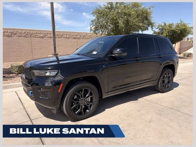 Used 2024 Black Jeep Anniversary Edition 4xe image 1