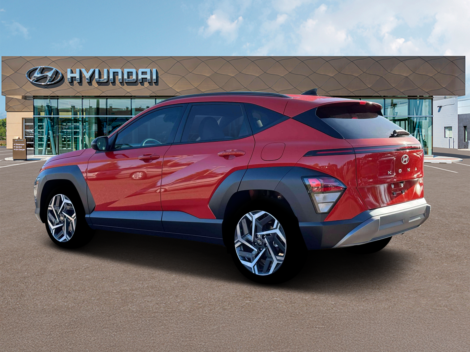 New 2026 Orange Hyundai SEL Premium FWD image 4