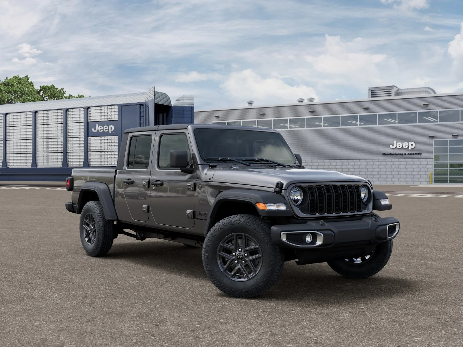 New 2026 Granite Crystal Metallic Clear-Coat Exterior Paint Jeep Sport image 3