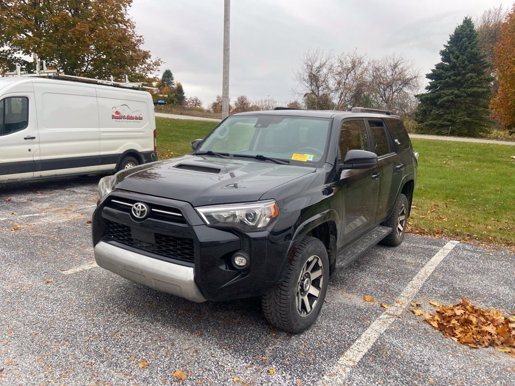 Used 2021 Midnight Black Metallic Toyota TRD Off-Road image 3