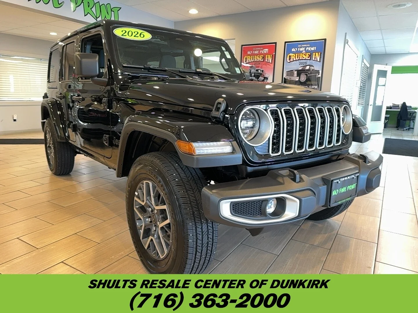 Used 2026 Black Clearcoat Jeep Sahara image 1