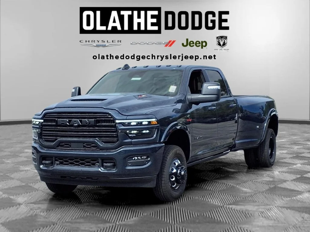 New 2027 Forged Blue Metallic Exterior Paint RAM Laramie image 1