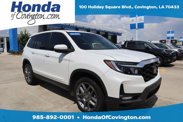 Certified Used 2023 Platinum White Honda EX-L image 1