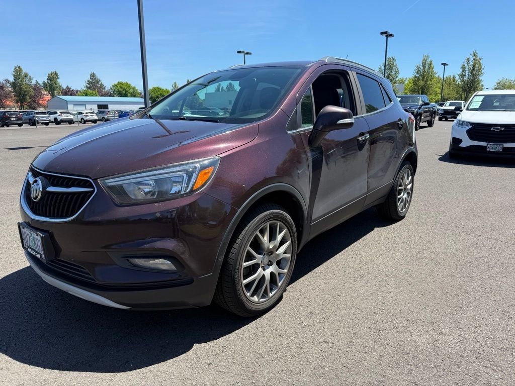 Used 2017 Black Cherry Metallic Buick Sport Touring image 3