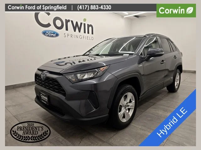 Used 2021 Magnetic Gray Metallic Toyota LE image 1