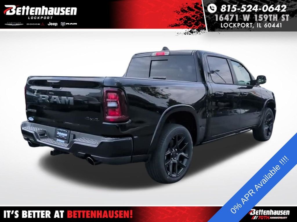 New 2026 Diamond Black Crystal Pearl-Coat Exterior Paint RAM Laramie image 5