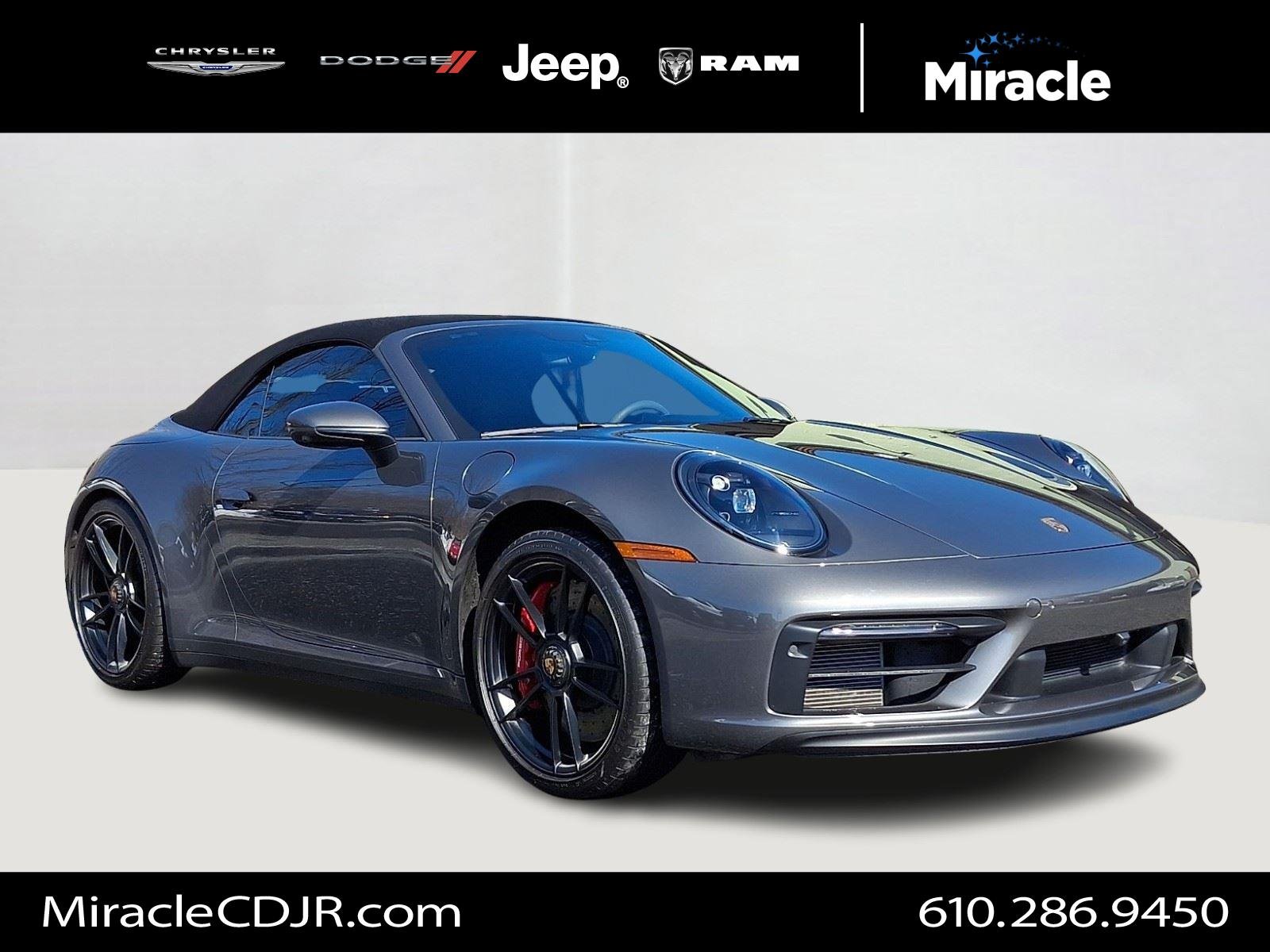 Used 2022 Agate Grey Metallic Porsche Carrera 4 GTS image 1