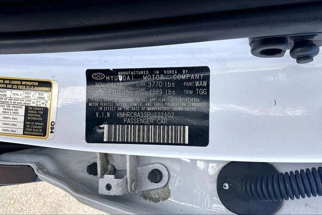 Used 2023 Ceramic White Hyundai SEL image 31