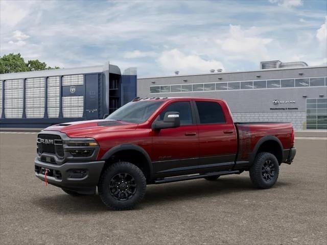 Molten Red Pearl-Coat Exterior Paint 2026 RAM 2500 Pickup Truck Four-Wheel Drive 