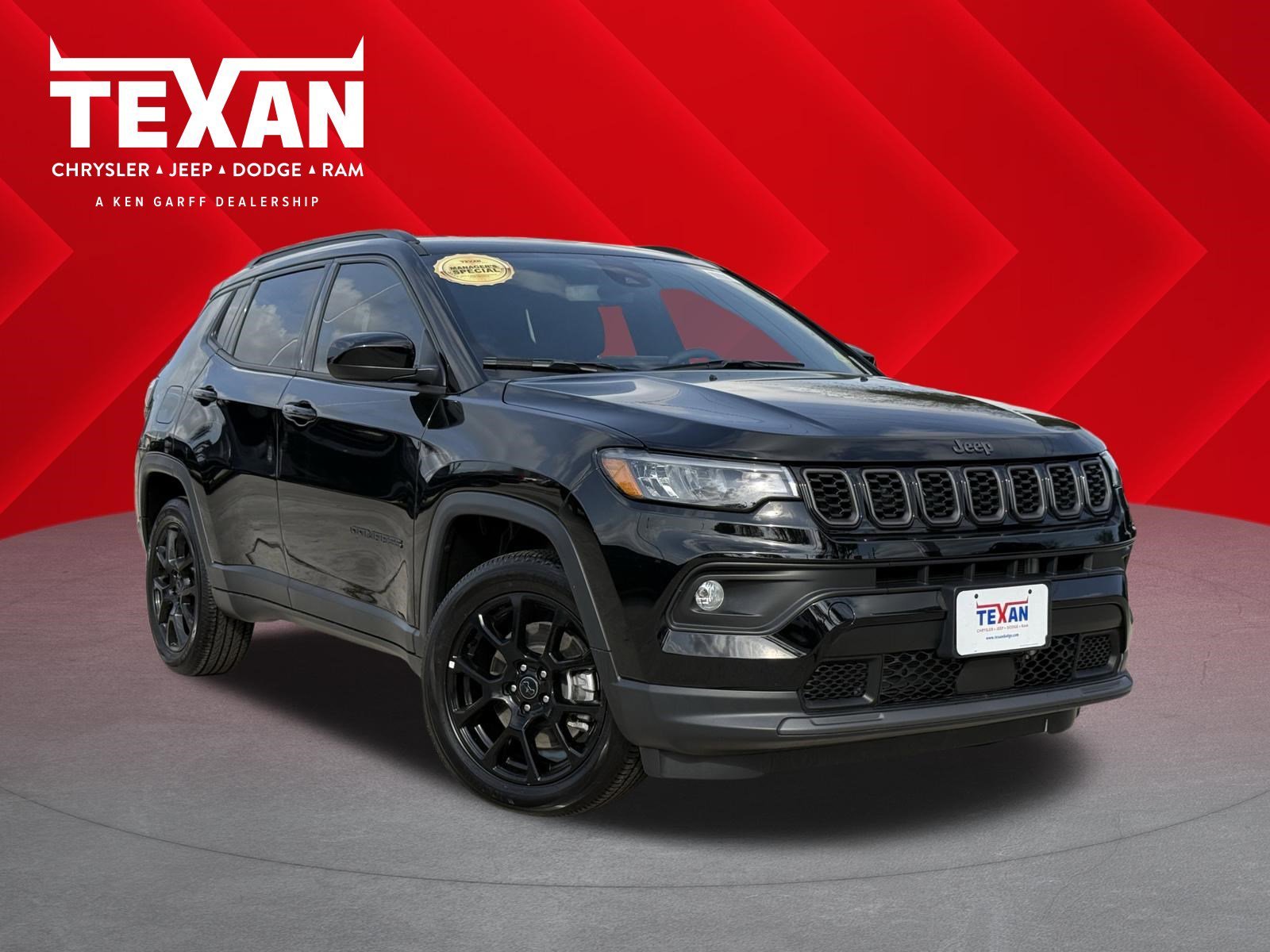 New 2026 Diamond Black Crystal Pearlcoat Jeep Latitude Altitude image 1