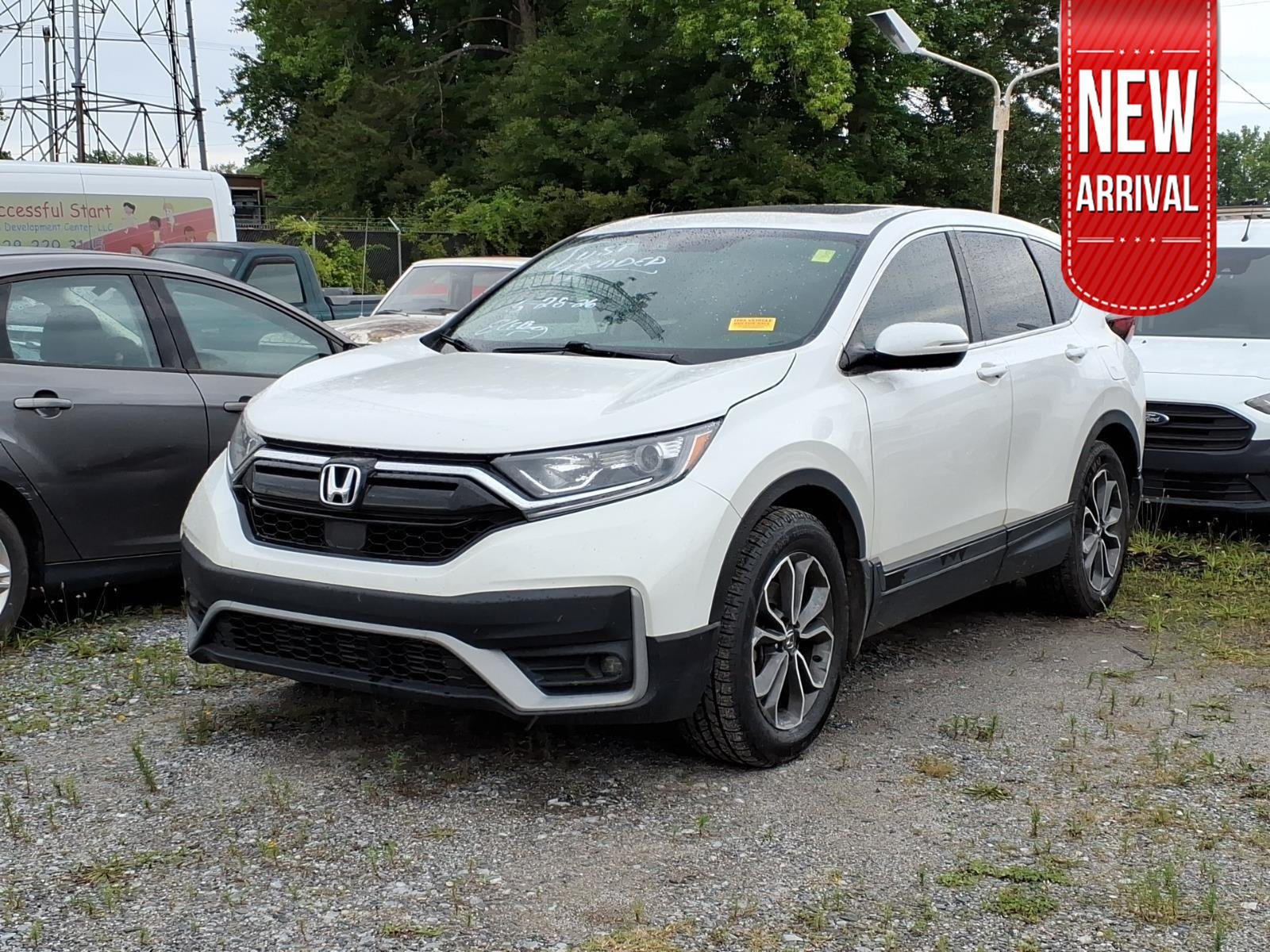 Used 2020 Platinum White Pearl Honda EX-L image 1