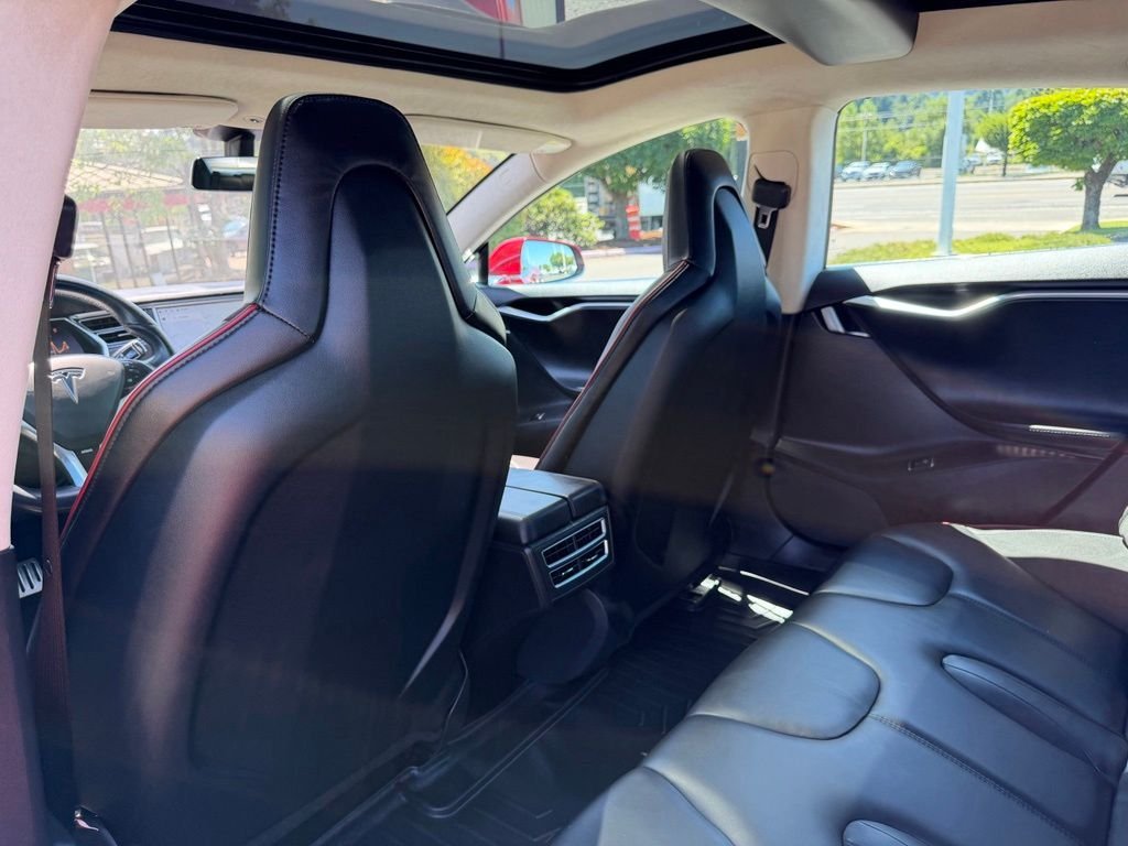 Used 2013 Red Tesla Performance image 30