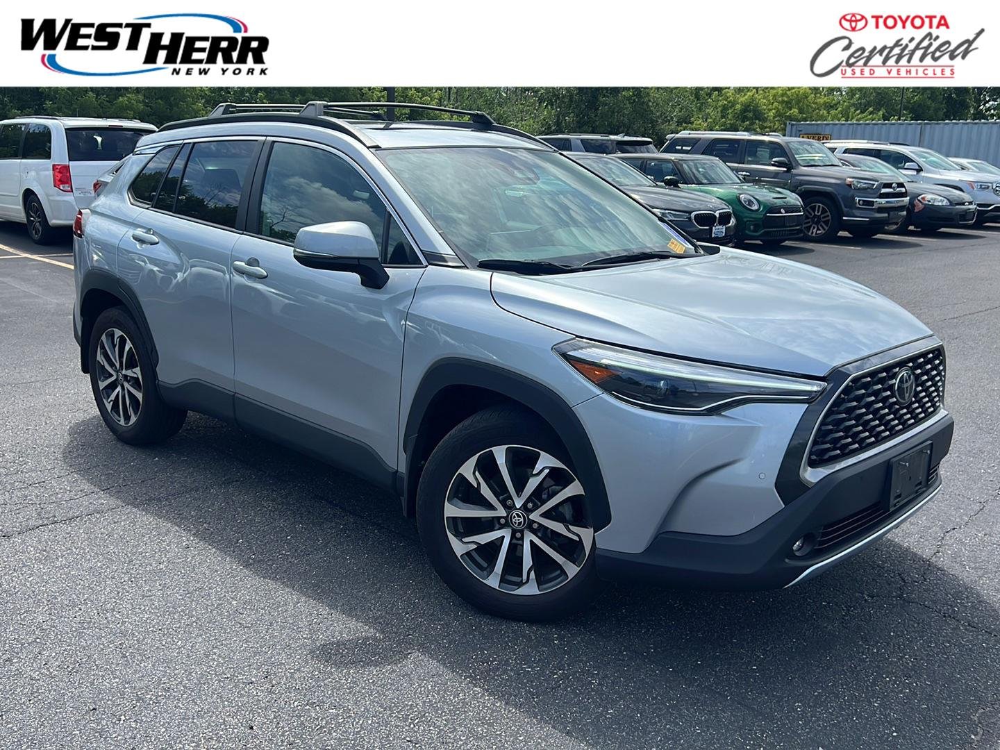 Certified Used 2023 Sonic Silver Toyota XLE image 1