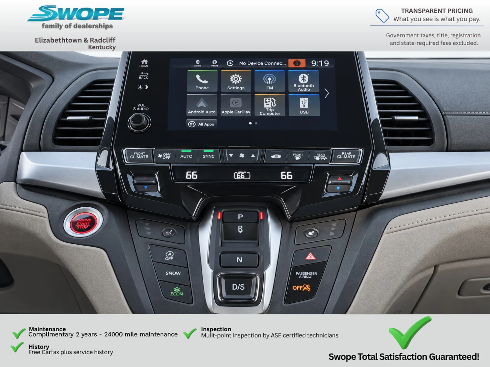 Used 2024 White Honda EX-L image 14