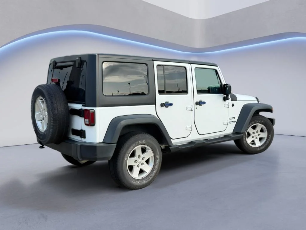 Used 2015 Bright White Clearcoat Jeep Sport image 6