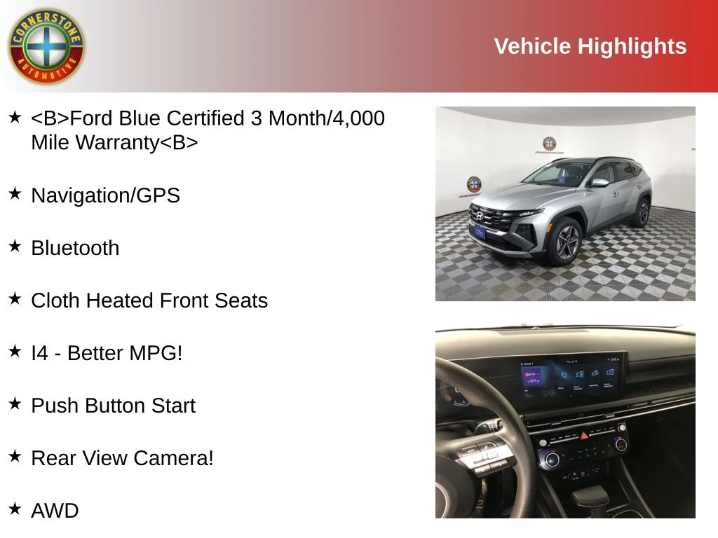 Used 2025 Silver Hyundai SEL image 2