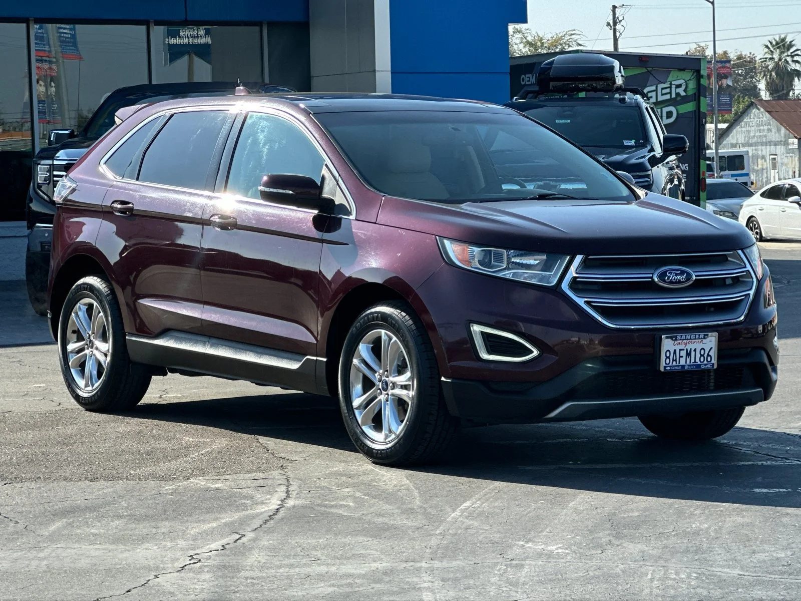 Used 2017 Red Ford SEL image 2