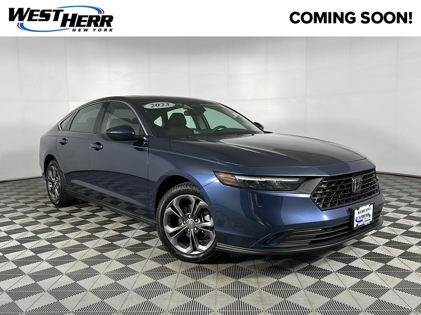 Used 2023 Canyon River Blue Metallic Honda EX image 1