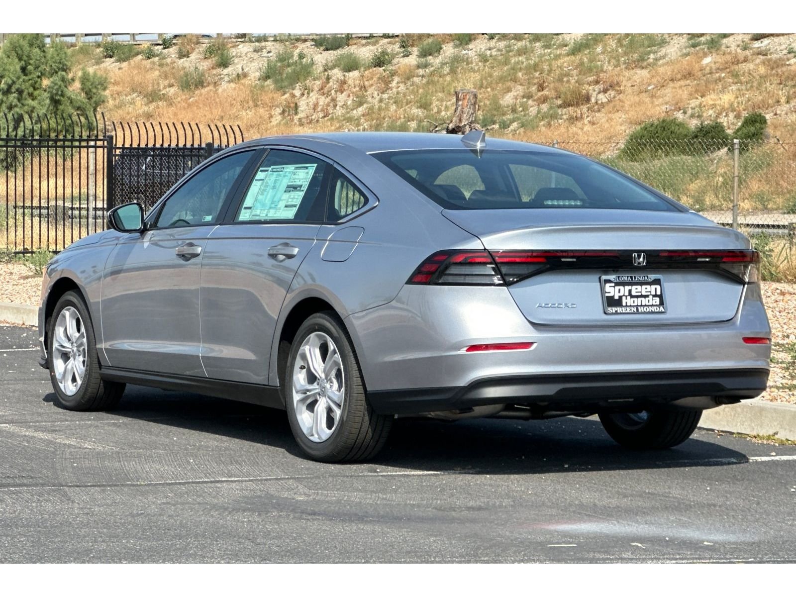 New 2026 Solar Silver Metallic Honda LX image 7