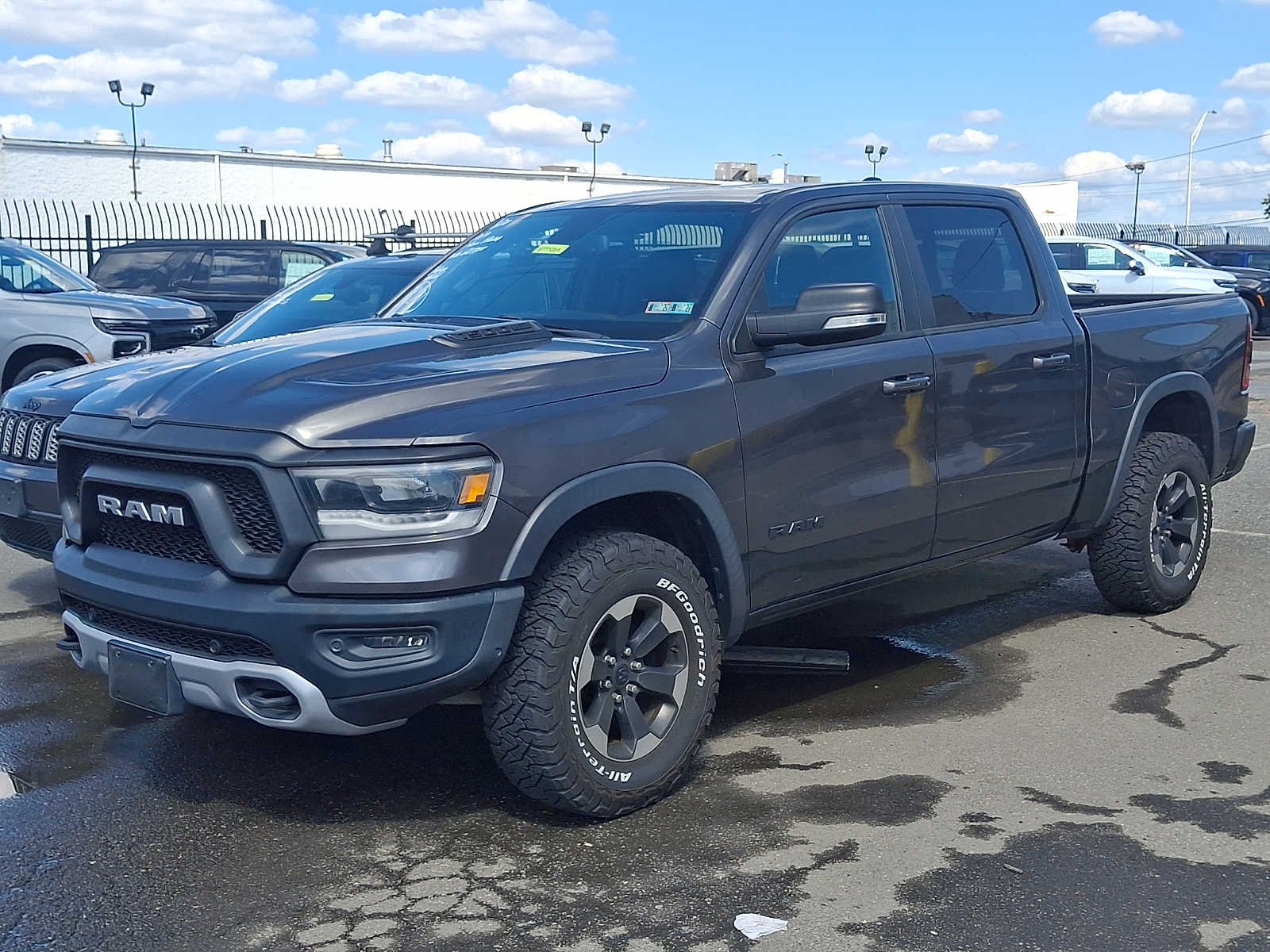 Used 2019 Granite Crystal Metallic Clearcoat Ram Rebel image 3