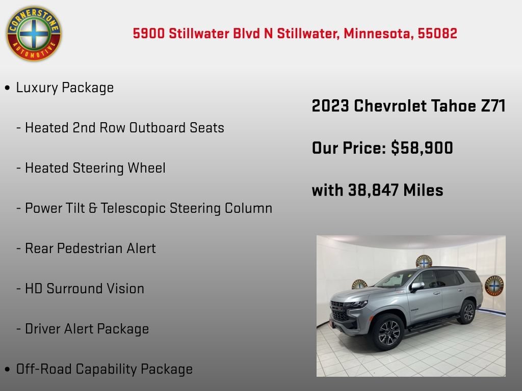Used 2023 Sterling Gray Metallic Chevrolet Z71 image 15