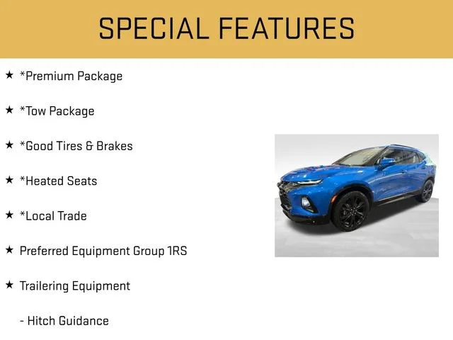 Used 2020 BRIGHT BLUE METALLIC Chevrolet RS image 6