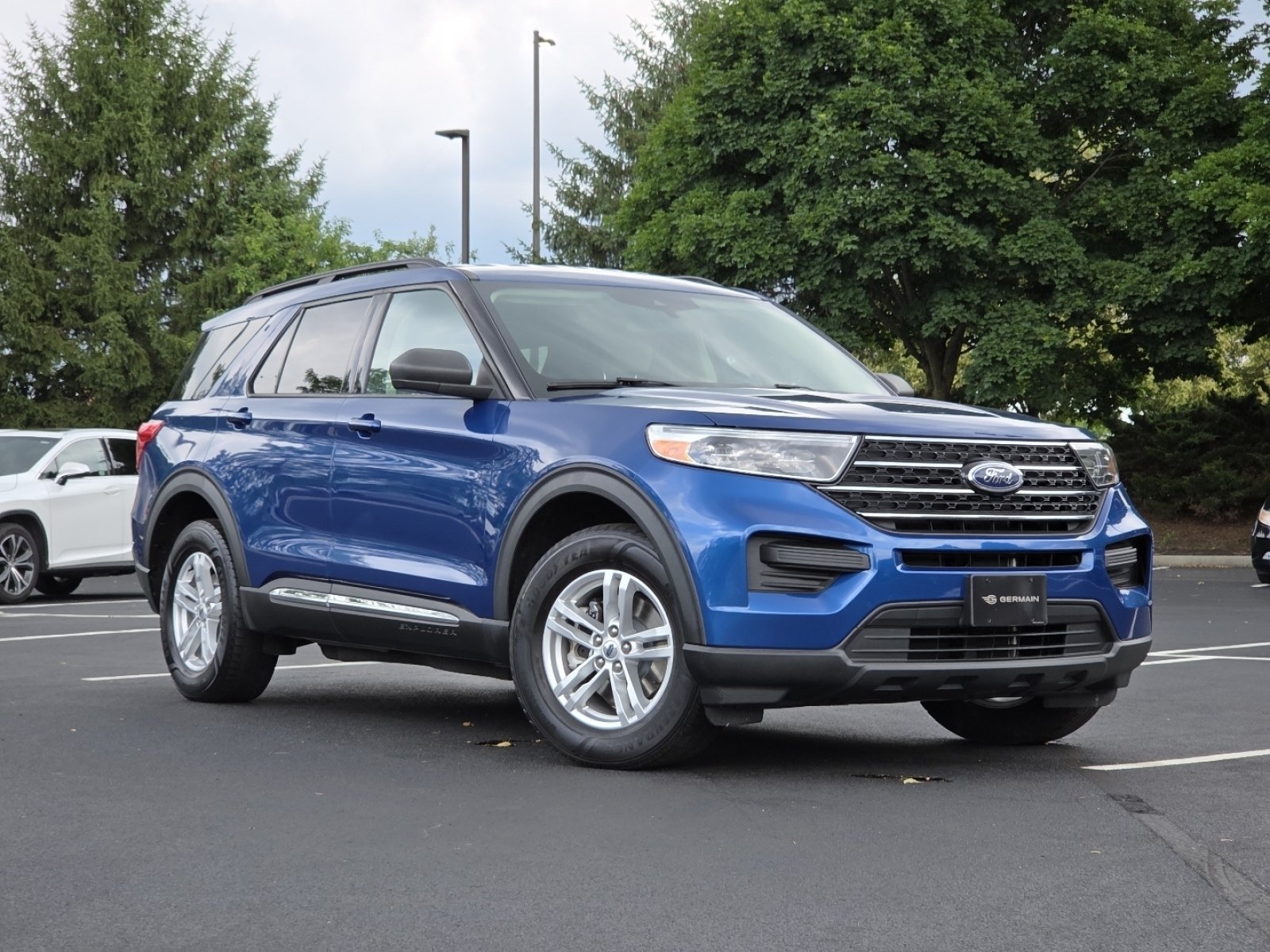 Used 2021 Blue Metallic Ford XLT image 2