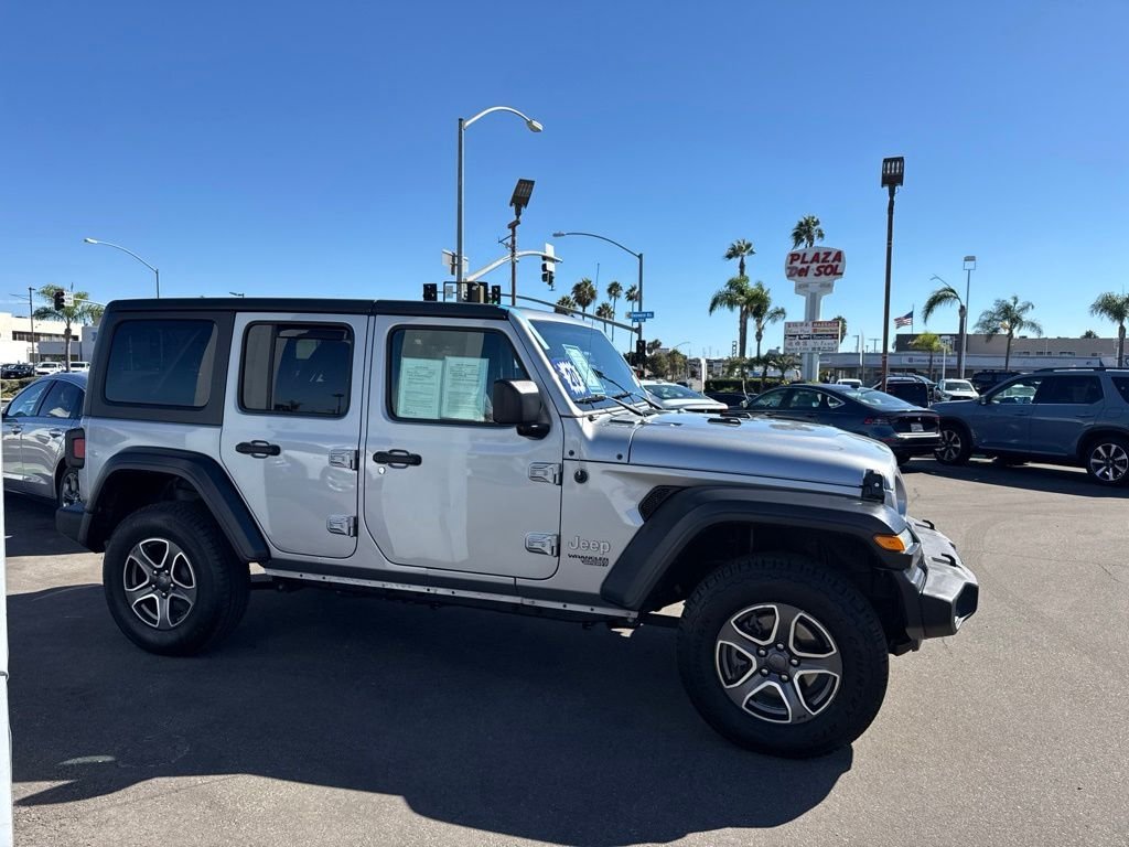 Used 2020 Billet Silver Metallic Jeep Unlimited Sport S image 8