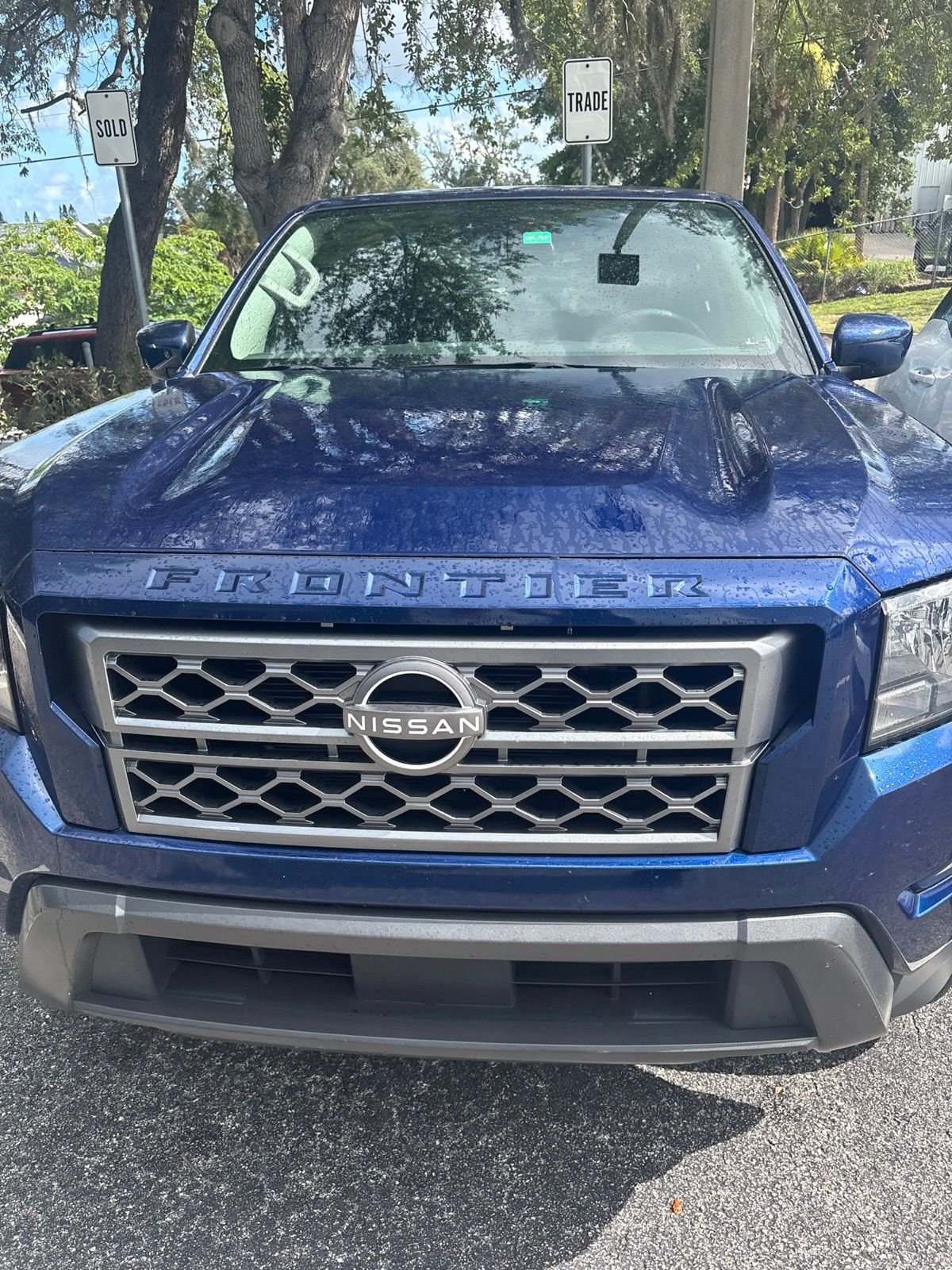 Certified Used 2022 Blue Nissan SV image 3
