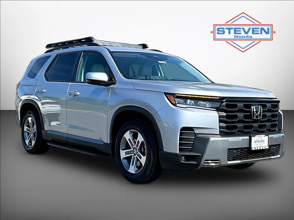 New 2026 Solar Silver Metallic Honda AWD EX-L image 1