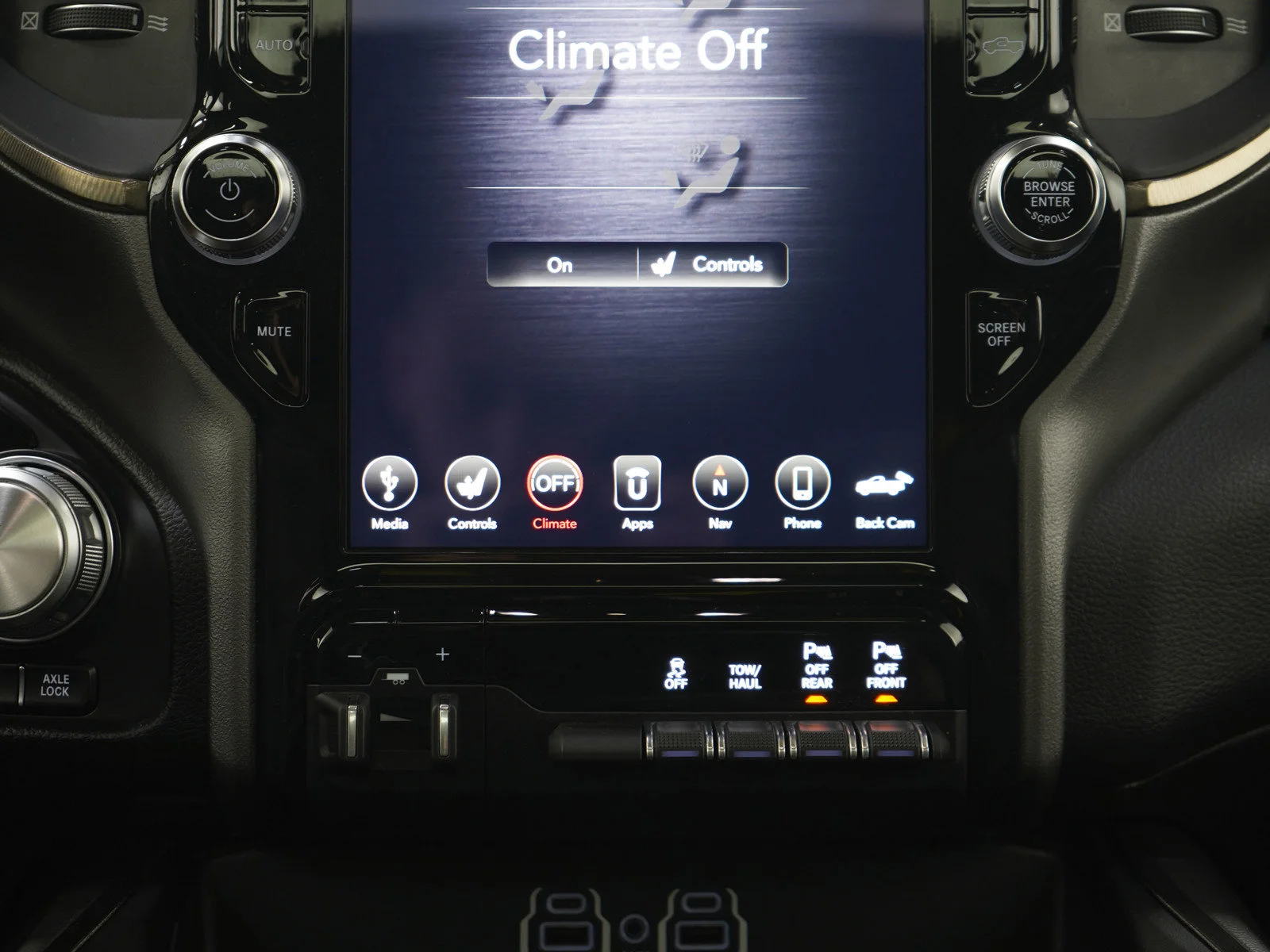 Used 2020 Diamond Black Crystal Pearlcoat Ram Rebel image 19