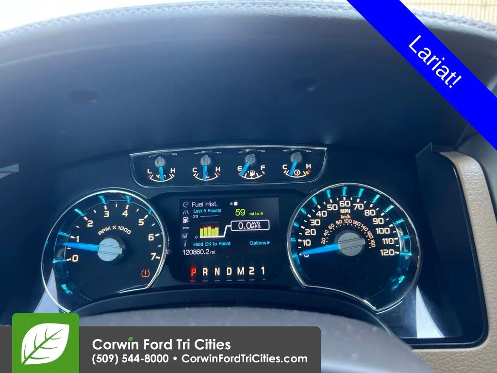 Used 2013 Pale Adobe Metallic Ford Lariat image 9