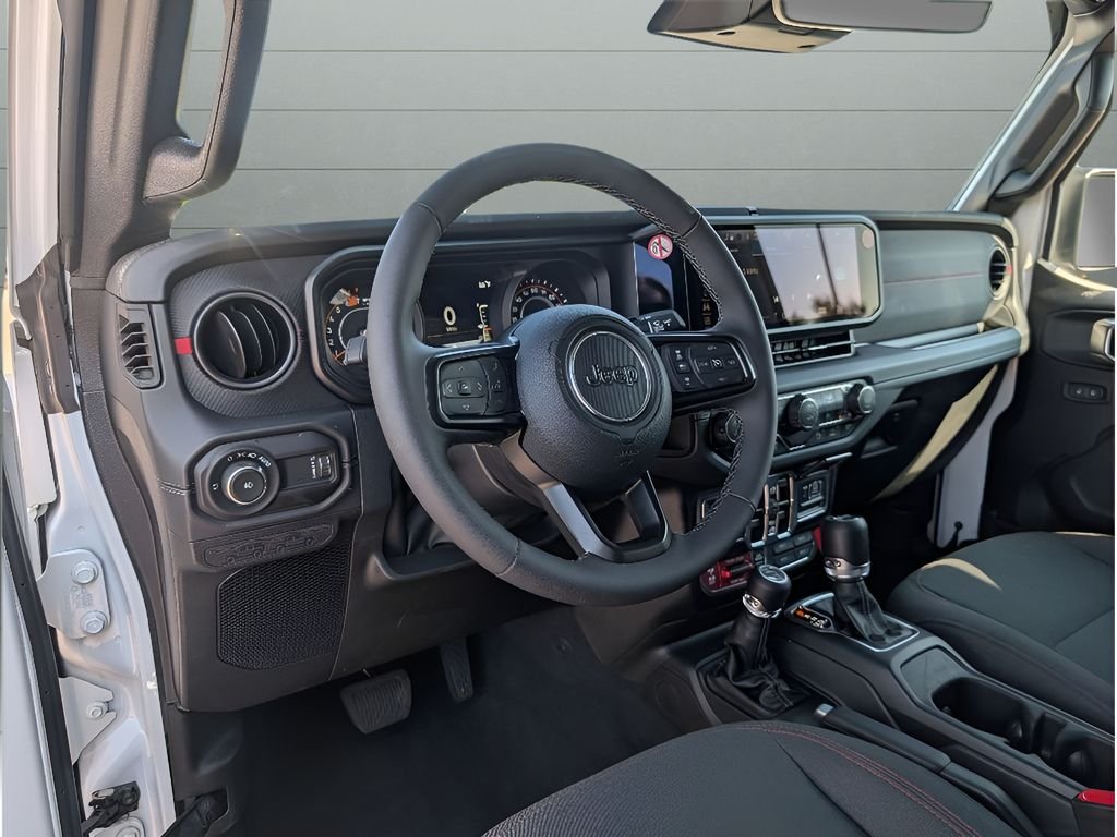 Used 2026 Bright White Clearcoat Jeep Rubicon w/Sky One-Touch image 17