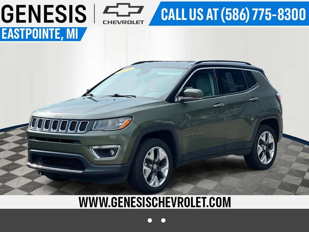 Used 2021 Green Jeep Limited image 1