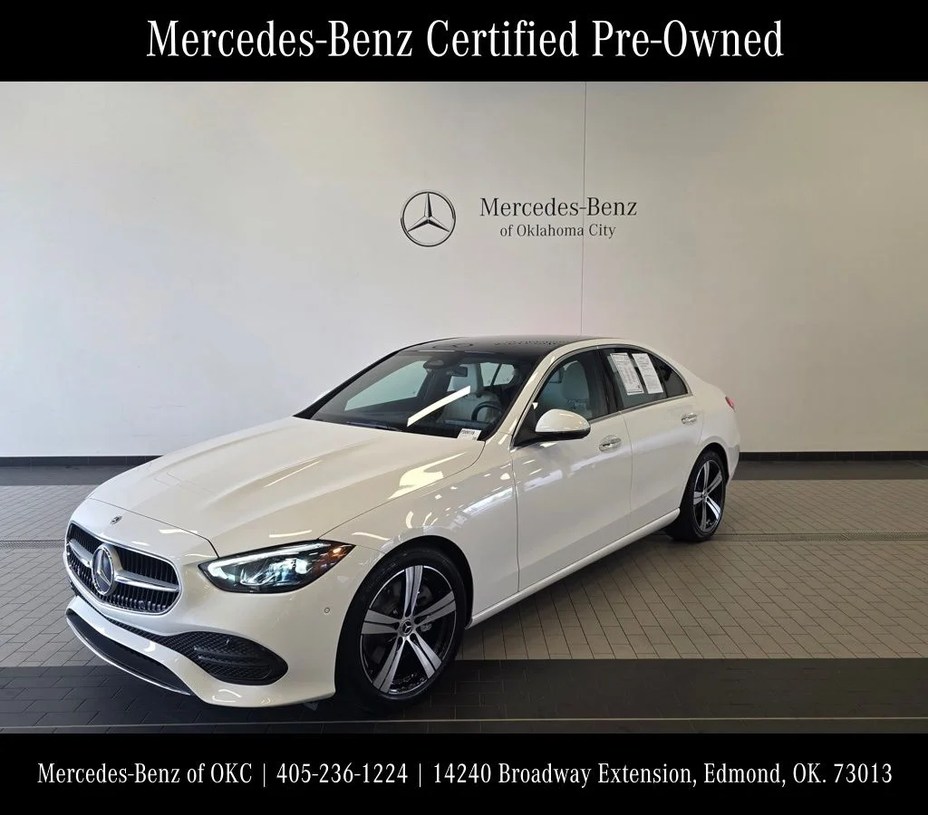 Certified Used 2025 White Mercedes-Benz C 300 image 1