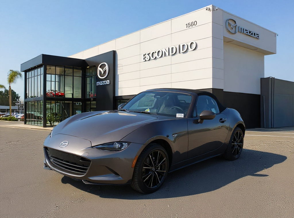 New 2026 Machine Gray Metallic Mazda Grand Touring image 1