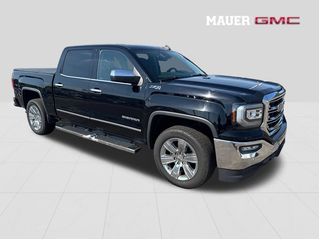 Used 2017 ONYX BLACK GMC SLT image 1