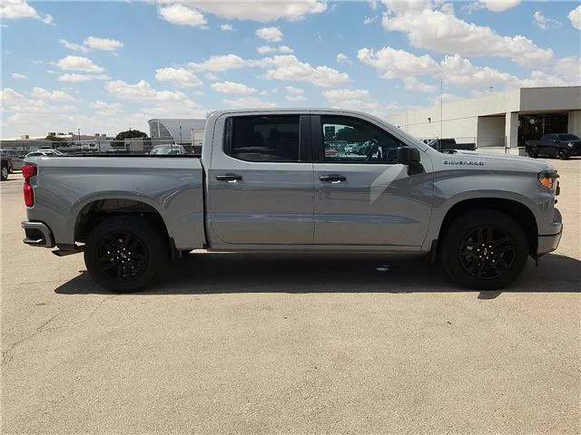 Used 2025 Gray Chevrolet Custom 4x2 Crew Cab 5.75 ft. box 147.4 in. WB image 5