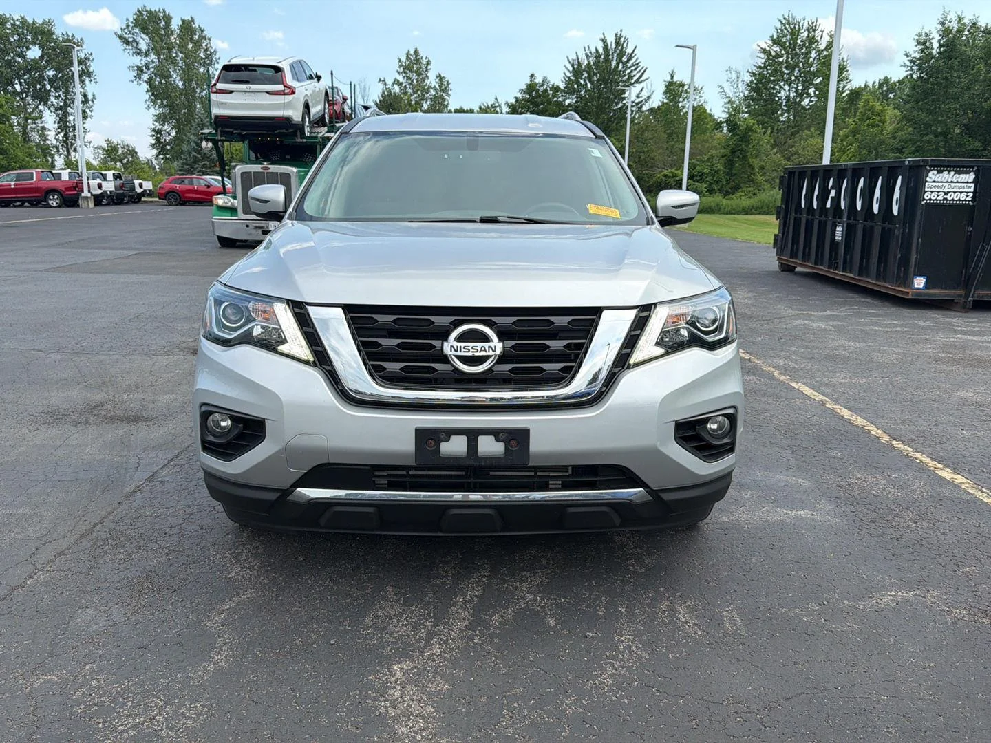 Used 2019 Brilliant Silver Metallic Nissan SV image 3