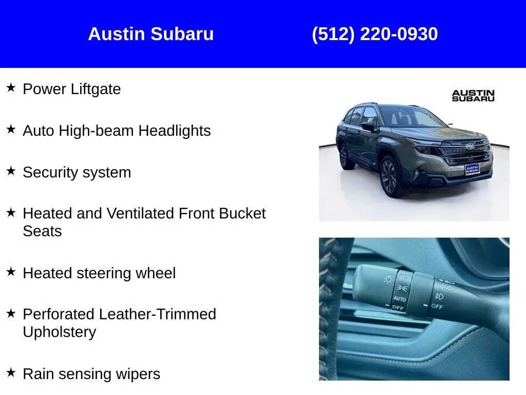 New 2026 Green Subaru Touring image 17
