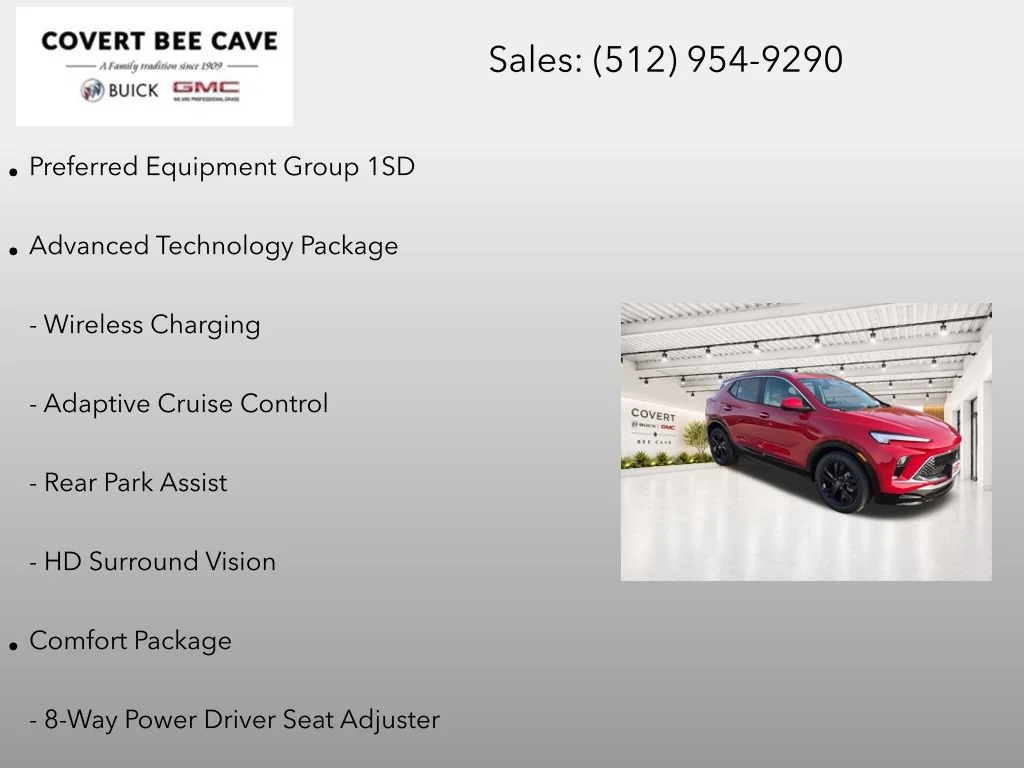 New 2026 Brilliant Red Buick Sport Touring image 7