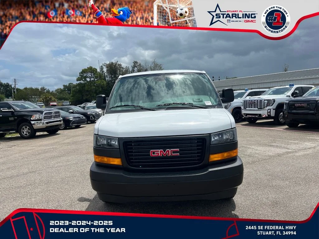 New 2026 Summit White GMC Work Van image 3