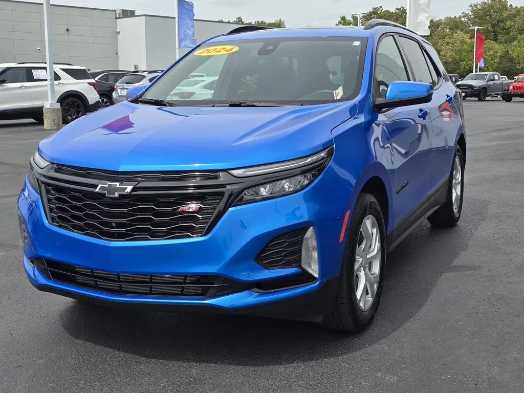 Used 2024 Riptide Blue Metallic Chevrolet RS image 3
