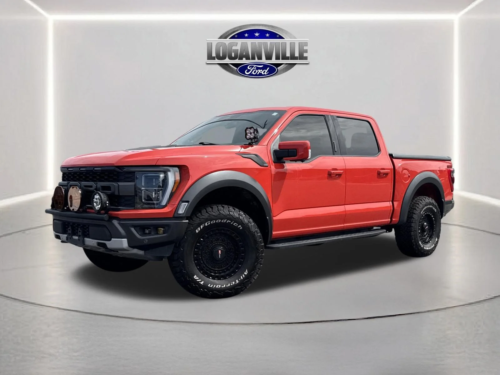 Certified Used 2023 Orange Metallic Ford Raptor image 1