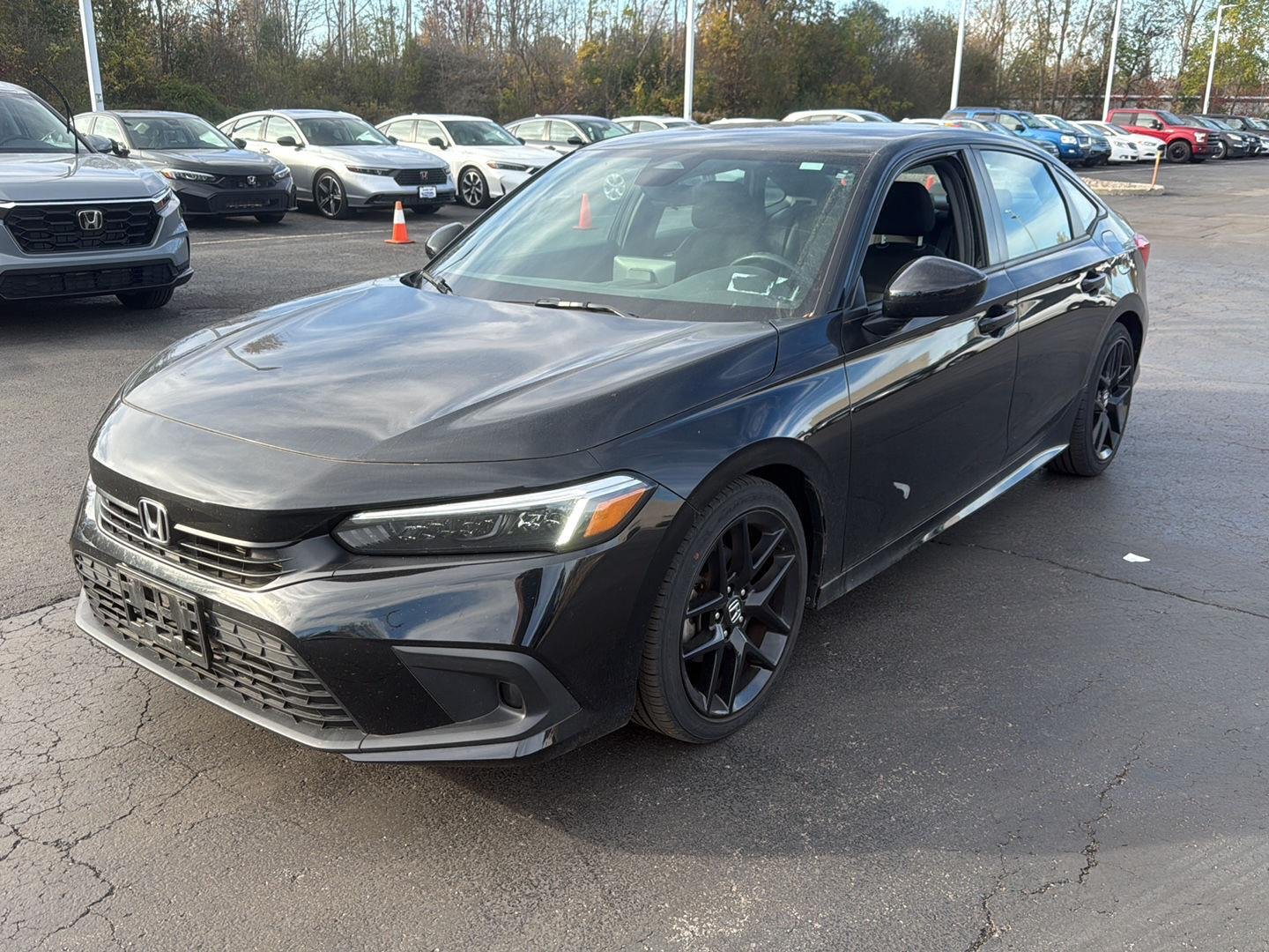Used 2024 Crystal Black Pearl Honda Sport image 2