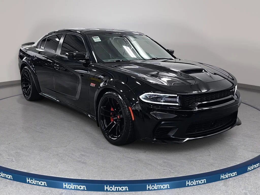 Used 2021 Black Dodge R/T Scat Pack Widebody image 4