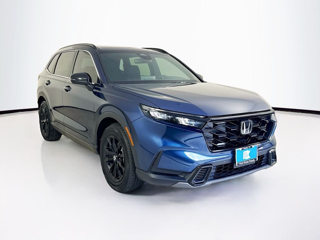 Certified Used 2025 Blue Honda Sport image 1